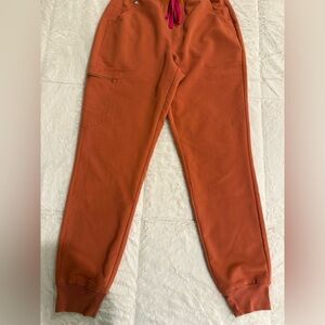 Figs Tangerine Medical Top